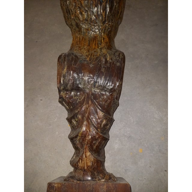 Figurehead of a Ship, 1850, in Good conditions. Designed before 1890