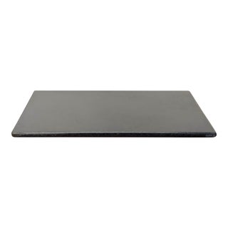 Late 20th Century Black Marble Charcuterie Tray For Sale