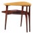 Paul Frankl for Johnson Furniture Mid Century Cork and Mahogany Side End Table For Sale