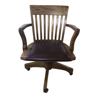 1960s Mid Century Jasper Swivel Office Chair For Sale