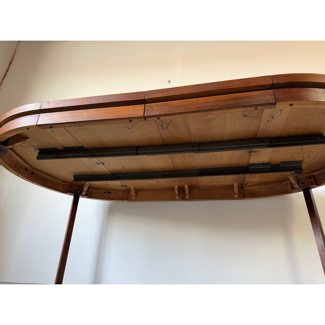 Mid-Century Modern Merton Gershun for Dillingham “Spirit” Expandable Dining Table For Sale - Image 17 of 17