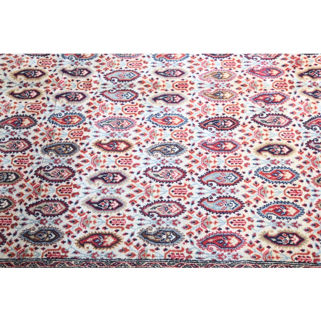 High Wool on Cotton Turkish Hereke Rug -5' 6'' X 8' 6'' For Sale In Tampa - Image 6 of 13