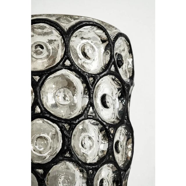 Wall Lights in Iron Glass from Limburg, Germany, 1960s For Sale - Image 3 of 9