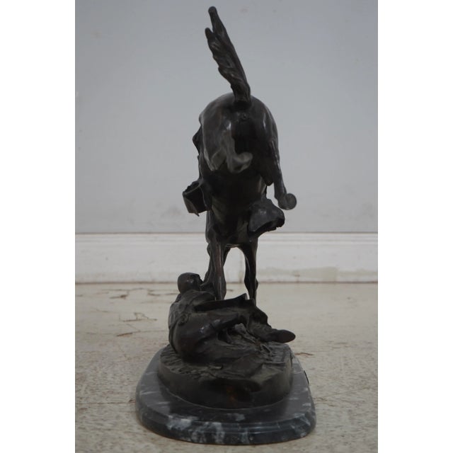 Frederic Remington Wicked Pony Bronze Cowboy Sculpture For Sale In Philadelphia - Image 6 of 15