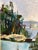 Impressionist Coastal Harbor Oil Painting With Sailboats, Framed 24" Signed Eileen Kelly For Sale - Image 4 of 15