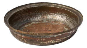Hand-Hammered Patinated Decorative Bowl, 1920s
