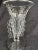 Heisey Trumpet Shape Glass Vase Orchid Pattern Lariat Handles Footed For Sale - Image 4 of 12