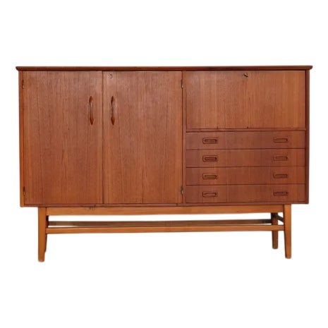 Vintage Swedish Highboard, 1960s For Sale