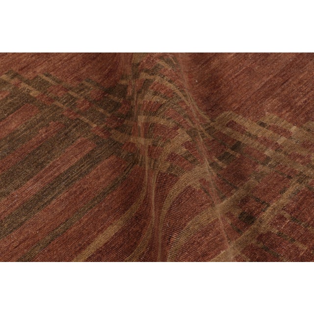 Textile Contemporary French Art Deco Style Geometric Wool Rug, by Rug & Kilim, India For Sale - Image 7 of 10