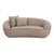 Jenny Taupe Faux Mohair Loveseat For Sale - Image 4 of 8