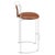 Gaja Bar Chair with Metal Frame by Kazuhide Takahama For Sale - Image 6 of 6