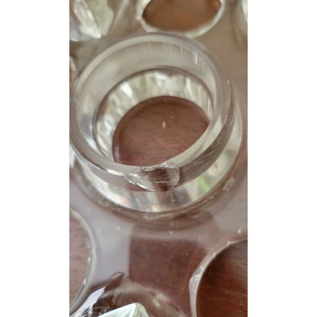 Early 20th Century Cut Glass Cruet Set- 10 Pieces For Sale - Image 10 of 12