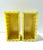 Pair of Vintage Yellow Ceramic Planters – Mid Century Modern Fluted Rectangular Cachepots For Sale In Louisville - Image 6 of 7