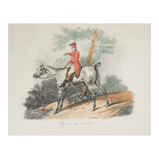 Vintage Carle Vernet Equestrian Aquatint For Sale