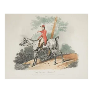 Vintage Carle Vernet Equestrian Aquatint