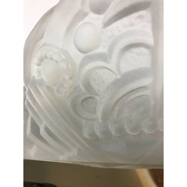 Early 20th Century French Art Deco Sconces by Georges Leleu - a Pair For Sale - Image 9 of 10