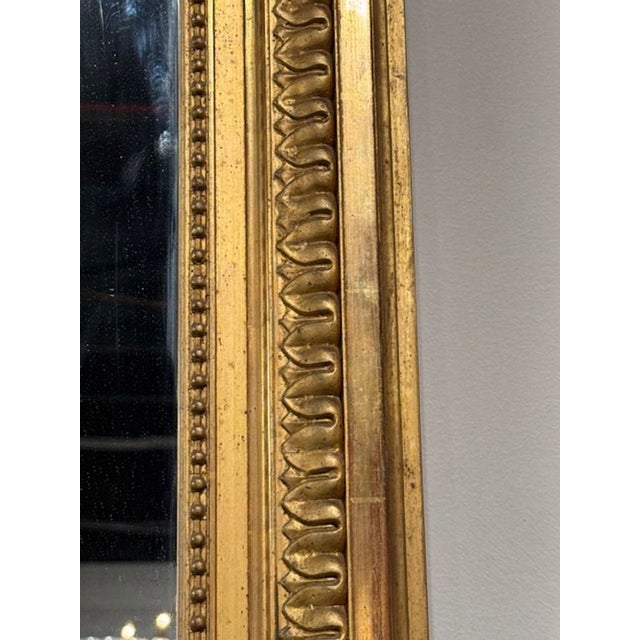 19th Century Louis XVI Giltwood Mirror For Sale In Dallas - Image 6 of 7