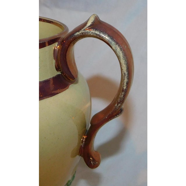 Ceramic Antique Staffordshire Pitcher For Sale - Image 7 of 10