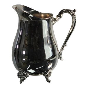 Kent Silversmith Footed Silver Pitcher 9"