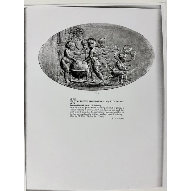 Metal Late 17th Century Franco-Flemish Allegorical Bronze Plaquette For Sale - Image 7 of 7