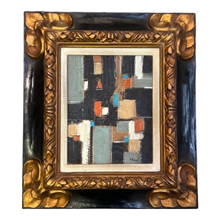 Contemporary Original Abstract Painting by Stephen Heigh “Neighborhood” For Sale