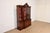 Charak Furniture Company Charak Furniture Georgian Flame Mahogany Breakfront Bookcase Cabinet With Carved Eagle Finial, 1940s For Sale - Image 4 of 13