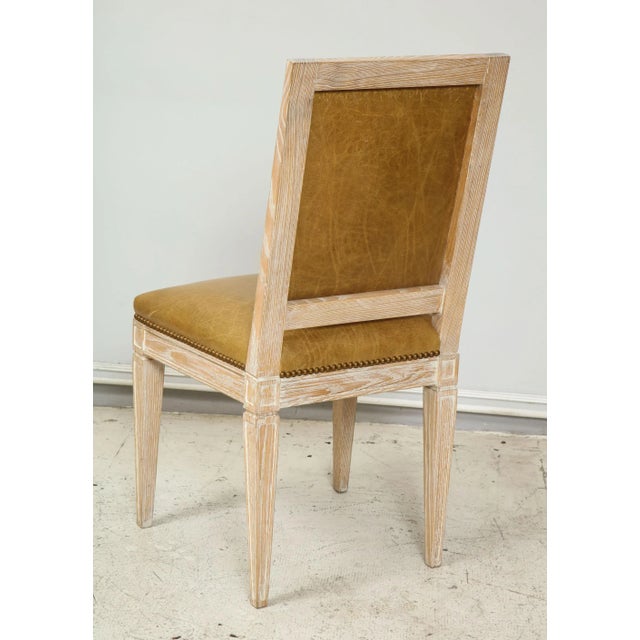 Bespoke Dining Chair in the Louis XVI Manner For Sale - Image 4 of 9