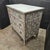 Late 19th Cenutry Grey & White 3 Drawer Italian Style Commode With Dental Molding Accent For Sale - Image 9 of 18