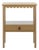Heaven Scalloped Low Drawer Accent Table in Desert Brown For Sale