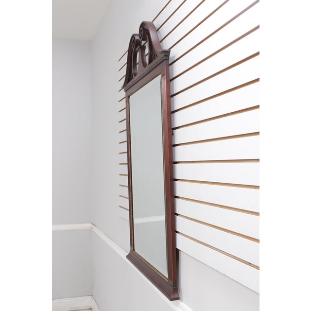 Chippendale Henkel Harris Mahogany Chippendale Style Mirror For Sale - Image 3 of 15
