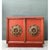 Vintage Lane Red Cabinet With Ornate Medallions For Sale - Image 13 of 14