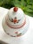 Vintage Andrea by Sadek Orange and White Porcelain Lidded Jar / Urn For Sale - Image 4 of 11