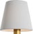 Transitional Visual Comfort Signature 6" Silk Empire Shade For Sale - Image 3 of 3