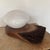 Studio Made Live Edge Walnut Table Lamp For Sale - Image 4 of 6