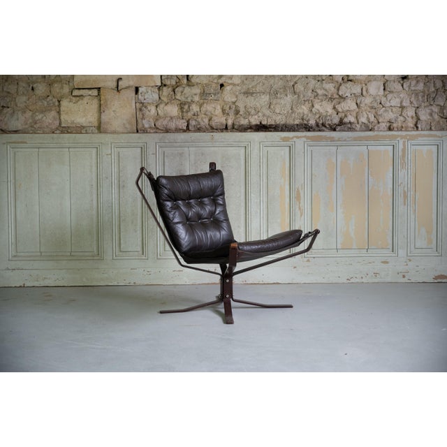 1970s Falcon Armchair attributed to Sigurd Ressell, 1970s For Sale - Image 5 of 5