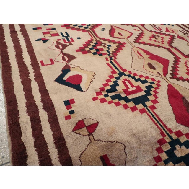 Tribal Galerie Shabab Collection Mid-20th Century Turkish Anatolian Tribal Accent Rug For Sale - Image 3 of 8