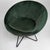 Contemporary Green Velvet Lucena Lounge Chair, 2000s For Sale - Image 3 of 9