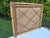 Vintage Bamboo & Rattan Tack Board With Leather Lattice For Sale - Image 4 of 10