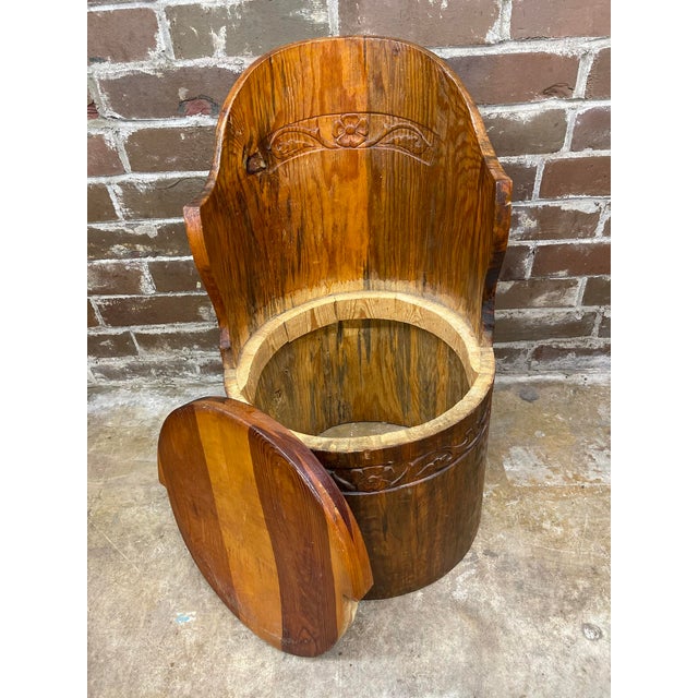 Mid 20th Century Scandinavian Kubbestol Log Chair For Sale In Atlanta - Image 6 of 6
