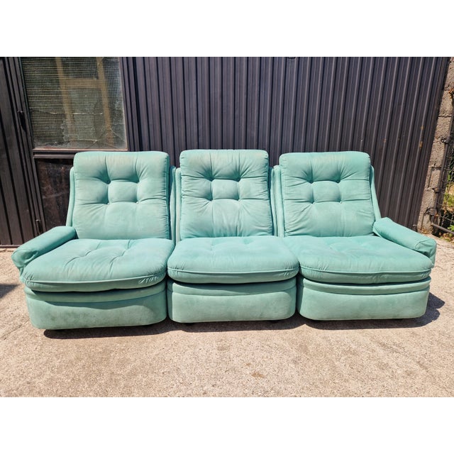 Vintage Modular Sofa by Michel Cadestin for Orchid Edition, 1970s, Set of 3 For Sale - Image 17 of 18