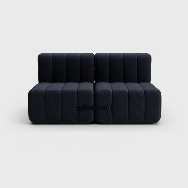 Not Yet Made - Made To Order Curt Modular Set - Flexible 2-Seater - Jet - 9806 (Dark Grey) by Ambivalenz, Set of 4 For Sale - Image 5 of 5
