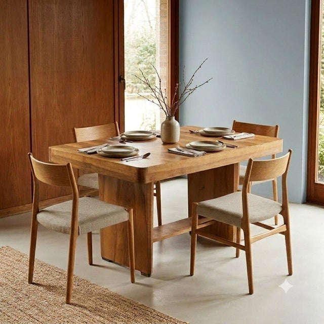This 1940s Italian-made table with walnut veneer is an example of the functional and understated design typical of the...