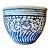 19th-Century Chinese Ming Style Blue and White Porcelain Jardinière For Sale