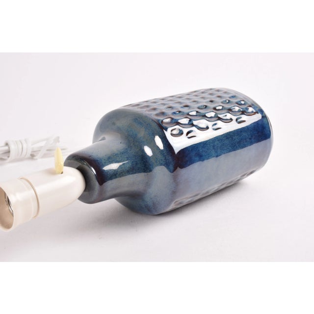 Beige Vintage Table Lamp by Einar Johansen for Søholm, 1960s For Sale - Image 8 of 11