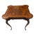 Antique Burl Wood Game Table For Sale