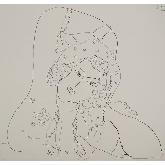 Modern Henri Matisse, Jeune femme nue au châle, Nude, Lithograph For Sale - Image 3 of 6