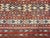 Antique Turkmen Yomut Soumak Kilim, Handwoven Wool, Geometric Pattern, Rust & Blue, 5x10 For Sale In Chicago - Image 6 of 13