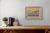 Sunset West by Michael Magrin | Oil on linen depicting a colorful sunset over a landscape. For Sale - Image 4 of 5