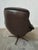 1970s Mid-Century Leather Swivel Armchair from Bramin, Denmark, 1970s For Sale - Image 5 of 10