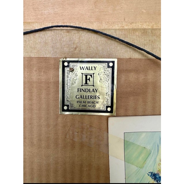 Original Oil Painting by Hollywood Legend Janet Gaynor Painting Is 11 X 16” Frame Is 19.5 X 23.5” For Sale - Image 10 of 11